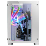 Boitier Grand Tour E-ATX Mars Gaming MCV3 avec panneaux vitrés (Blanc)