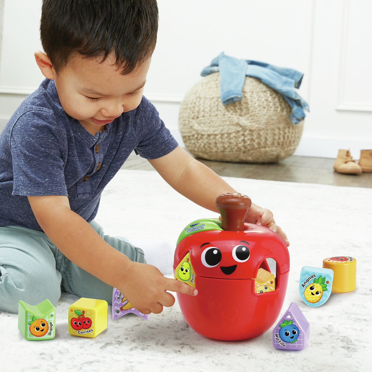 Jouet éducatif pour bébé - VTECH BABY - Tourni Pomme des Formes - Multicolore - Rouge - A partir de 12 mois
