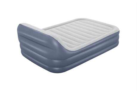 Lit gonflable - BESTWAY - 67923 - Tritech™ SleekFlow™ - 2 places, 226 x 152 x 84 cm, tete de lit, pompe intégrée