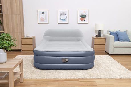 Lit gonflable - BESTWAY - 67923 - Tritech™ SleekFlow™ - 2 places, 226 x 152 x 84 cm, tete de lit, pompe intégrée