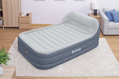 Lit gonflable - BESTWAY - 67923 - Tritech™ SleekFlow™ - 2 places, 226 x 152 x 84 cm, tete de lit, pompe intégrée