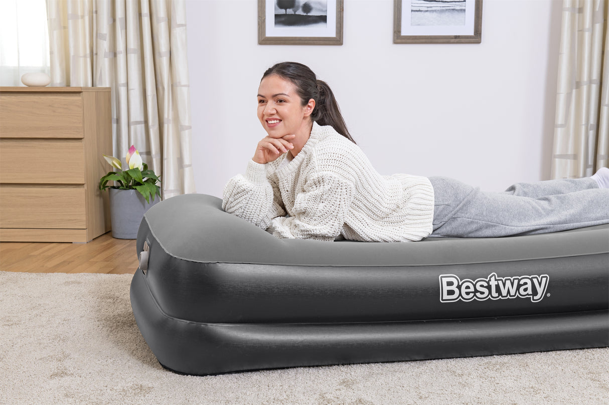 Lit gonflable - BESTWAY - Tritech 1P - 1 place - 191x97x46 cm avec pompe électrique intégrée