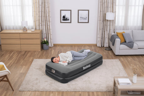 Lit gonflable - BESTWAY - Tritech 1P - 1 place - 191x97x46 cm avec pompe électrique intégrée