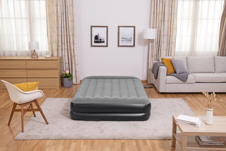 Lit gonflable - BESTWAY - Tritech 2P - 2 places - 203x152x46 cm avec pompe électrique intégrée