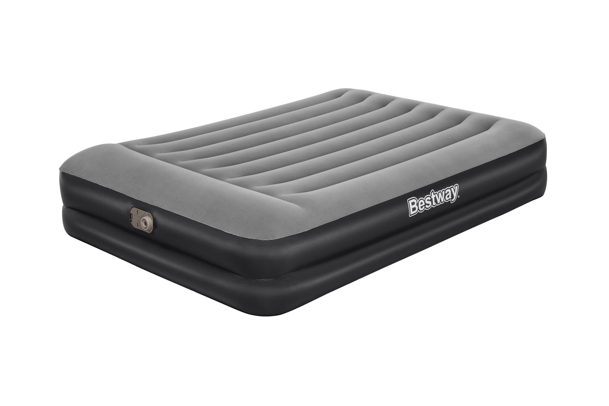 Lit gonflable - BESTWAY - Tritech 2P - 2 places - 203x152x46 cm avec pompe électrique intégrée
