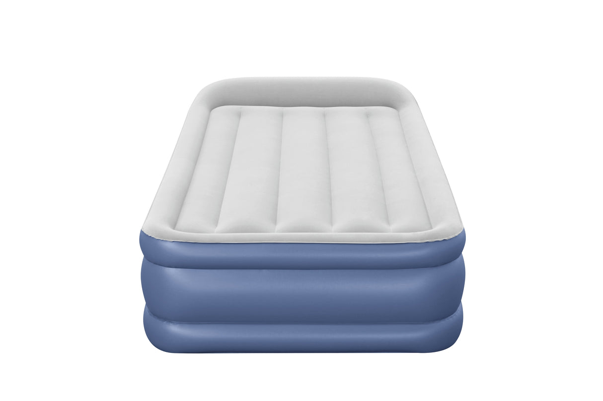 Lit gonflable - BESTWAY - 67628 - 1 place - 191 x 97 x 46 cm, pompe électrique intégrée, cadre de lit