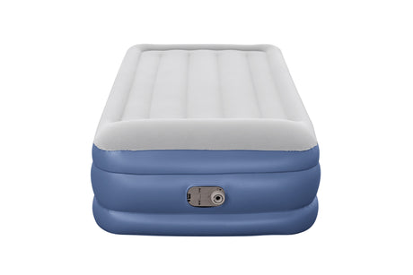 Lit gonflable - BESTWAY - 67628 - 1 place - 191 x 97 x 46 cm, pompe électrique intégrée, cadre de lit