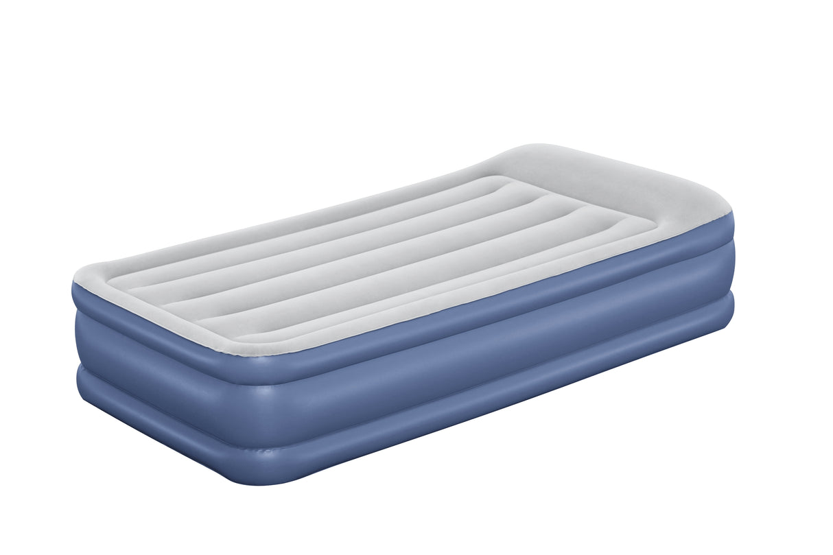 Lit gonflable - BESTWAY - 67628 - 1 place - 191 x 97 x 46 cm, pompe électrique intégrée, cadre de lit