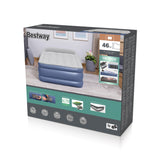Lit gonflable - BESTWAY - 67628 - 1 place - 191 x 97 x 46 cm, pompe électrique intégrée, cadre de lit