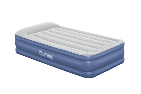 Lit gonflable - BESTWAY - 67628 - 1 place - 191 x 97 x 46 cm, pompe électrique intégrée, cadre de lit