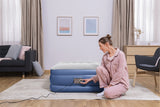 Lit gonflable - BESTWAY - 67628 - 1 place - 191 x 97 x 46 cm, pompe électrique intégrée, cadre de lit