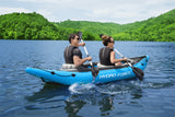Kayak gonflable - BESTWAY - Cove Champion X2 Hydro-Force - 331x88cm - 2 places - 180kg max - 2 pagaies, 2 ailerons amovibles +