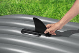 Kayak gonflable - BESTWAY - Cove Champion X2 Hydro-Force - 331x88cm - 2 places - 180kg max - 2 pagaies, 2 ailerons amovibles +