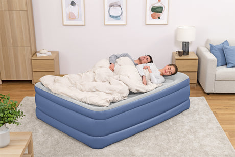 Lit gonflable - Bestway - Tritech - 152 x 203 x 46 cm - 2 places - Pompe intégrée