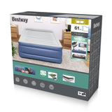 Lit gonflable - Bestway - Tritech - 152 x 203 x 46 cm - 2 places - Pompe intégrée