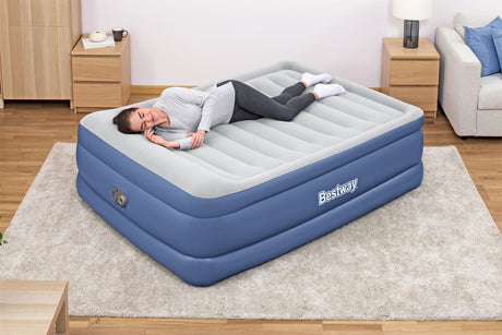 Lit gonflable - Bestway - Tritech - 152 x 203 x 46 cm - 2 places - Pompe intégrée