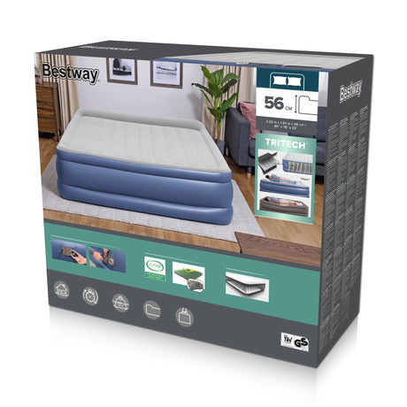 Matelas gonflable Tritech air mattress king built-in ac pump - Bestway
