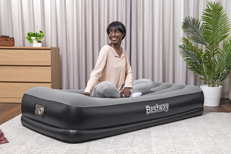 Lit gonflable - BESTWAY - Matelas 1 place - 191 x 97 x 36 cm - Pompe électrique intégrée