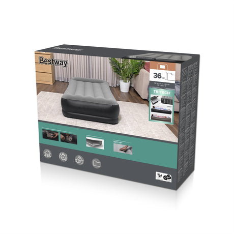 Lit gonflable - BESTWAY - Matelas 1 place - 191 x 97 x 36 cm - Pompe électrique intégrée