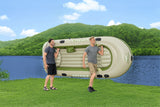 BATEAU GONFLABLE VOYAGERA© X4 SET HYDRO-FORCEA©, 350 X 145 CM, 4 ADULTES