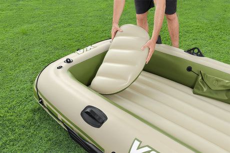 BATEAU GONFLABLE VOYAGERA© X4 SET HYDRO-FORCEA©, 350 X 145 CM, 4 ADULTES