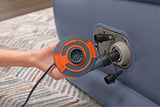 Lit gonflable - BESTWAY - 6713I - Tritech™ - 2 places, 203 x 152 x 51 cm, pompe électrique intégrée, cadre de lit