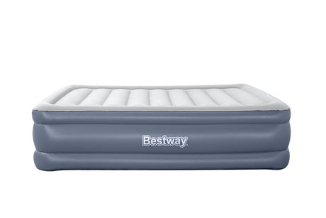Lit gonflable - BESTWAY - 6713I - Tritech™ - 2 places, 203 x 152 x 51 cm, pompe électrique intégrée, cadre de lit
