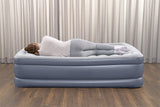 Lit gonflable - BESTWAY - 6713I - Tritech™ - 2 places, 203 x 152 x 51 cm, pompe électrique intégrée, cadre de lit