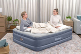 Lit gonflable - BESTWAY - 6713I - Tritech™ - 2 places, 203 x 152 x 51 cm, pompe électrique intégrée, cadre de lit