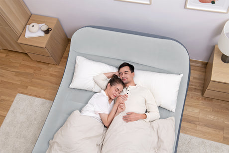 Lit gonflable - BESTWAY - 67923 - Tritech™ SleekFlow™ - 2 places, 226 x 152 x 84 cm, tete de lit, pompe intégrée