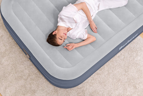 Lit gonflable - BESTWAY - 67923 - Tritech™ SleekFlow™ - 2 places, 226 x 152 x 84 cm, tete de lit, pompe intégrée
