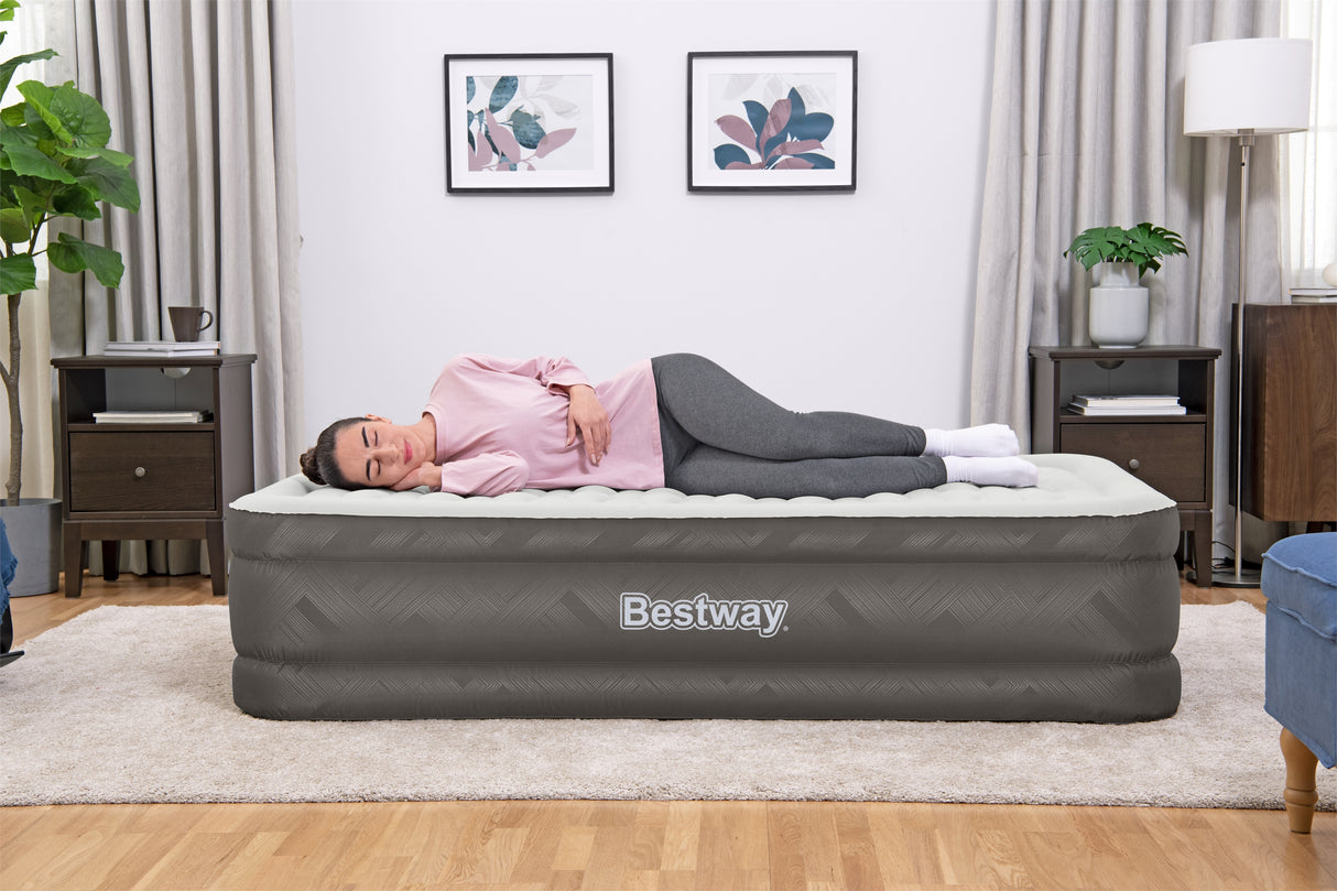 BESTWAY Bestway Lit gonflable 1 place 191 x 97 x 46 cm pompe électrique intégrée