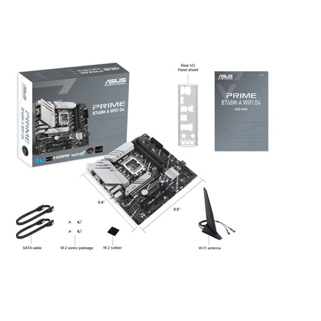 Carte mere - ASUS - PRIME B760M-A WIFI D4 - LGA 1700 - DDR4 - Wi-Fi 6