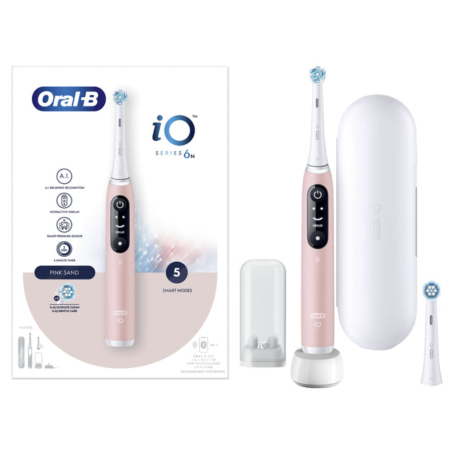 Brosses a dents - ORAL-B - iO6n Series - Pink Sand - Electrique