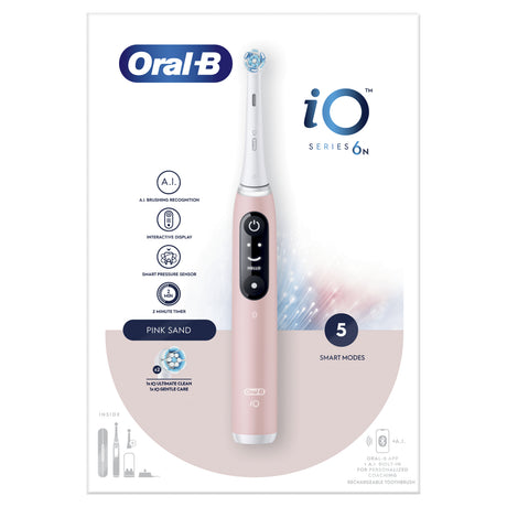Brosses a dents - ORAL-B - iO6n Series - Pink Sand - Electrique