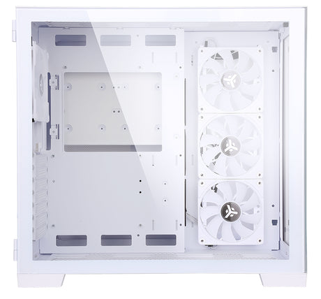 Boitier Moyen Tour ATX iTek Dark Cave RGB avec panneau vitré (Blanc)