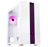Boitier Mini Tour Micro ATX iTek Liflig 41 RGB avec panneau vitré (Blanc)