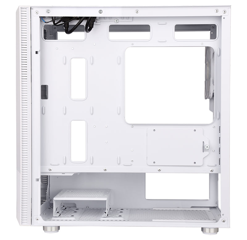 Boitier Mini Tour Micro ATX iTek Liflig 41 RGB avec panneau vitré (Blanc)