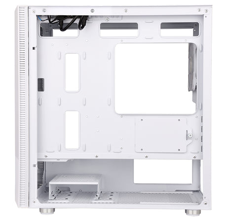 Boitier Mini Tour Micro ATX iTek Liflig 41 RGB avec panneau vitré (Blanc)