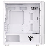 Boitier Mini Tour Micro ATX iTek Liflig 41 RGB avec panneau vitré (Blanc)