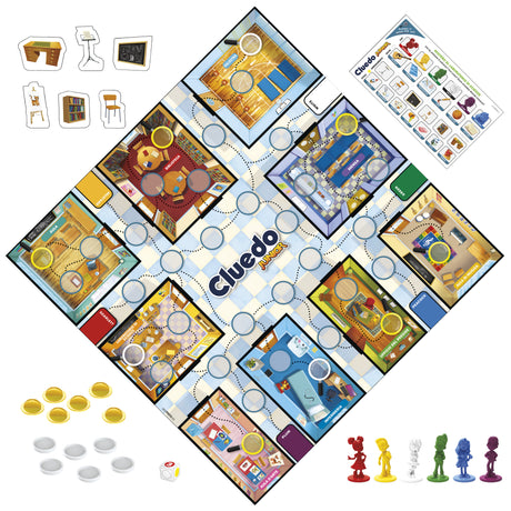 Cluedo Junior 2-en-1 - Jeu de société junior - jeu de réflexion