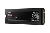 SAMSUNG - 990 PRO avec dissipateur- SSD Interne - 1 To - NVMe M.2 PCIe 4.0x4 - Vitesse lecture jusqu'a 7 450 Mo/s
