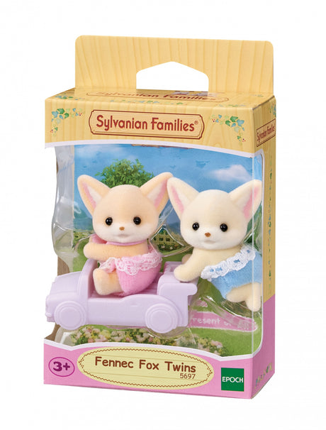 Poupée - SYLVANIAN FAMILIES - Les jumeaux Fennec - Modele 5697 - Multicolore - Articulés