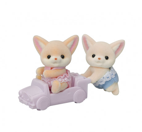 Poupée - SYLVANIAN FAMILIES - Les jumeaux Fennec - Modele 5697 - Multicolore - Articulés