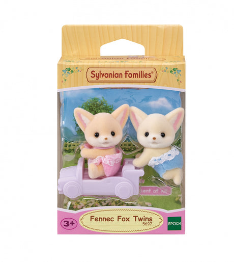 Poupée - SYLVANIAN FAMILIES - Les jumeaux Fennec - Modele 5697 - Multicolore - Articulés