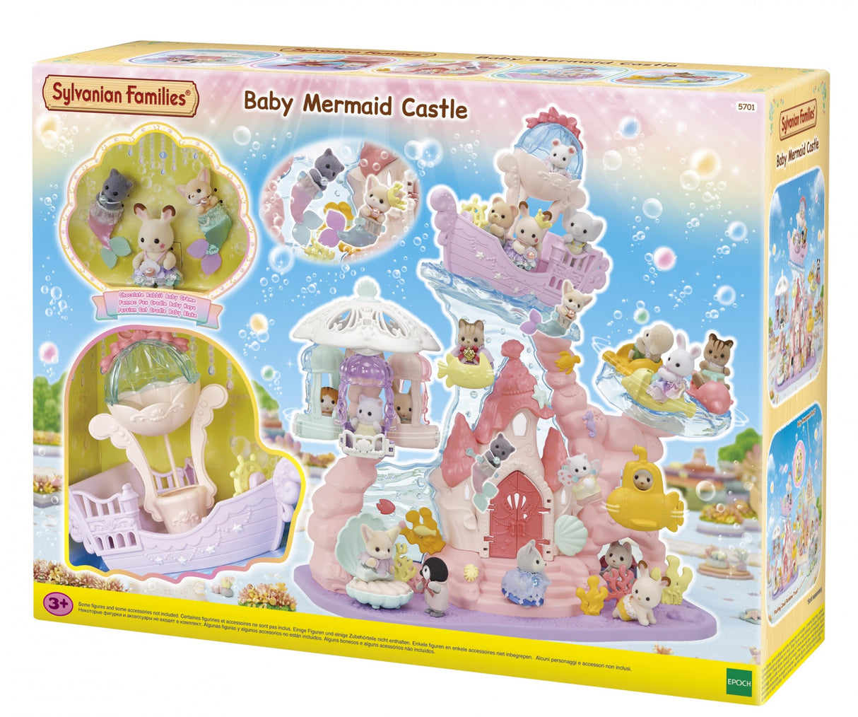 Figurines miniatures - SYLVANIAN FAMILIES - 5701 - Le château des sirenes