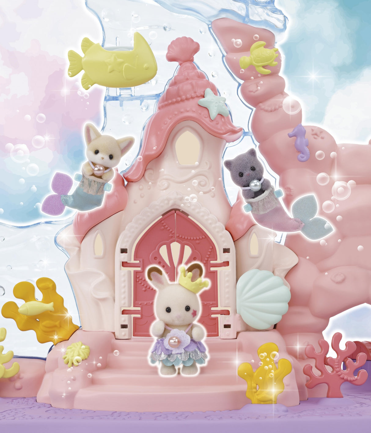 Figurines miniatures - SYLVANIAN FAMILIES - 5701 - Le château des sirenes