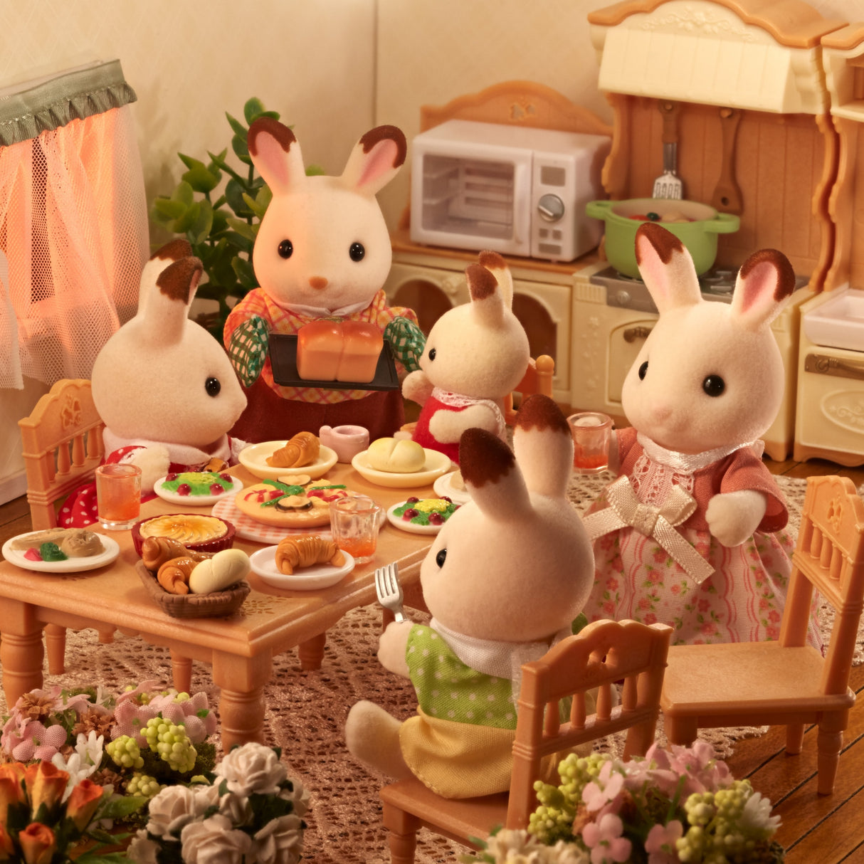 La famille Lapin Chocolat  - Sylvanian Families - 5655