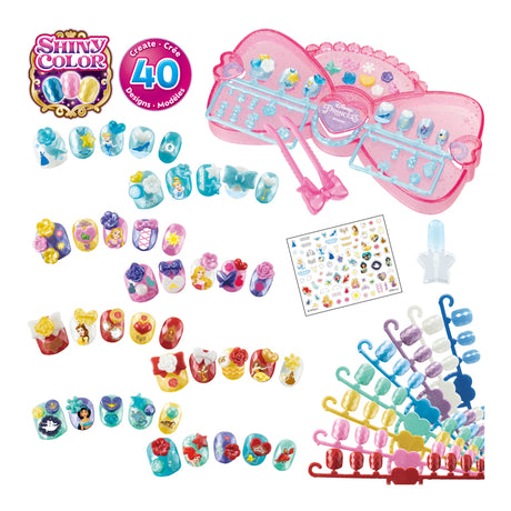 Aquabeads - Nail Studio Princesses Disney - Ongles qui collent avec de l'eau