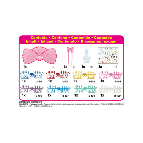 Aquabeads - Nail Studio Princesses Disney - Ongles qui collent avec de l'eau